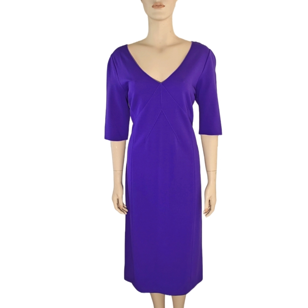 NWT Armani Collezione Purple Dress, Size 14